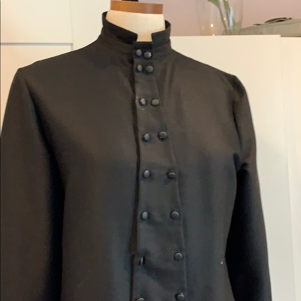 kristofer kongshaug black blouse made in Paris 42